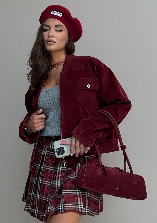 Женская красная юбка Max Mara