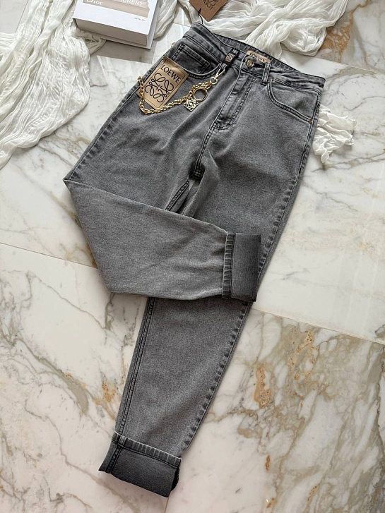 Женские джинсы Loewe Slouchy - Blue