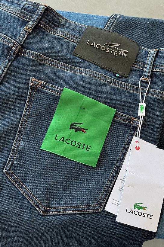 Мужские синие джинсы Lacoste