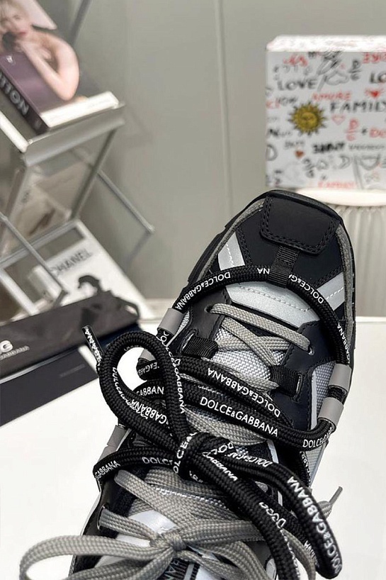 Комбинированные кроссовки Dolce & Gabbana Space - Grey