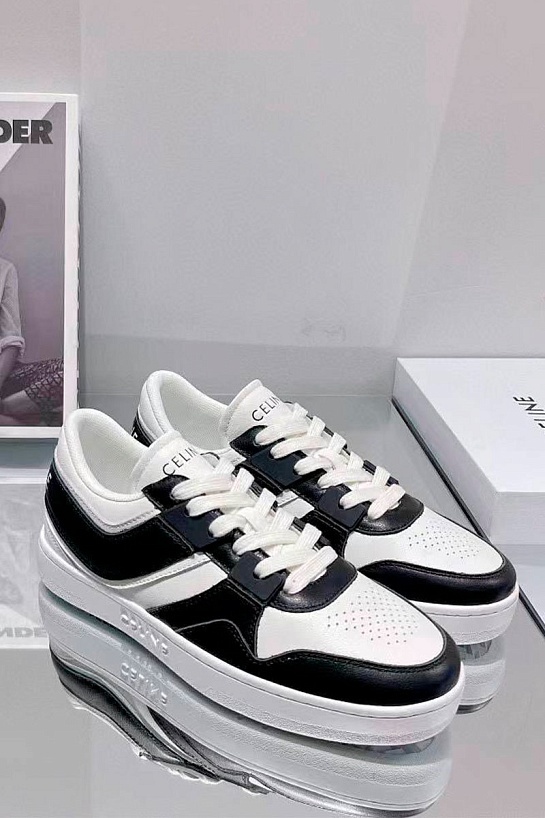 Мужские кожаные кроссовки Celine
