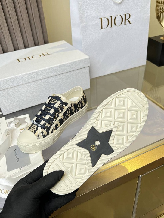 Женские кеды на платформе Dior Walk'n' premium