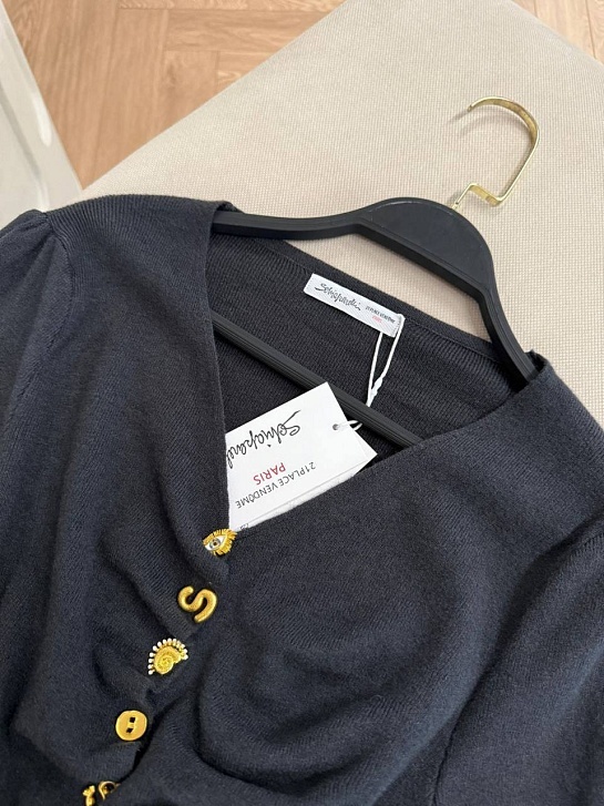 Женская кофта серого цвета Schiaparelli Premium