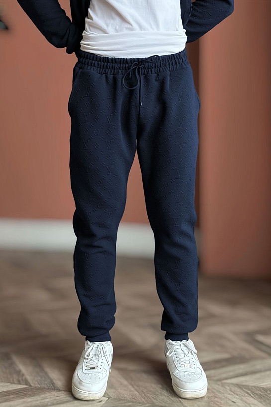 Спортивные штаны Louis Vuitton monogram all-over - Navy