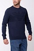 Мужской тёмно-синий джемпер Emporio Armani