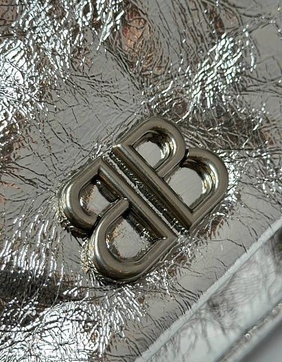 Сумка Balenciaga Monaco Premium 23x14.5x6 см - Silver   
