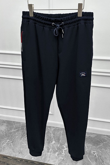 Тёмно-синие спортивные штаны Paul & Shark logo-patch   