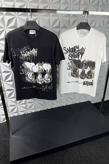 Чёрная мужская футболка Iceberg Snoopy   