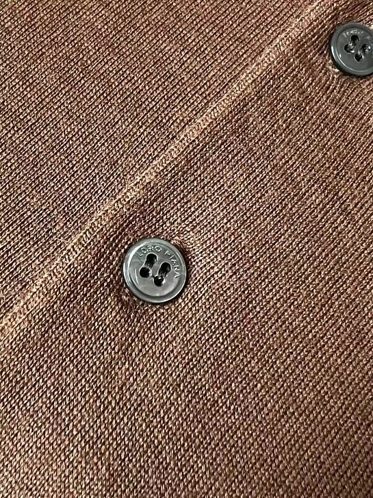 Поло с длинным рукавом Loro Piana Premium - Caramel