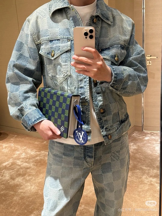 Джинсовая куртка Marque Louis Vuitton Deposée Premium