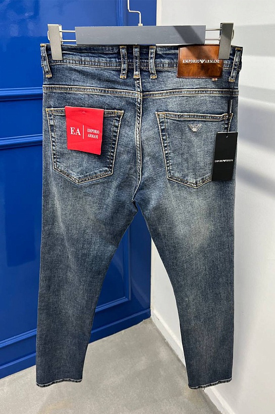 Мужские синие джинсы Emporio Armani