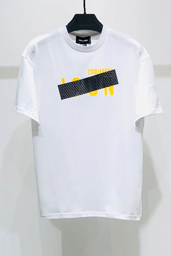 Мужская футболка Dsquared2 Tape Detail - White