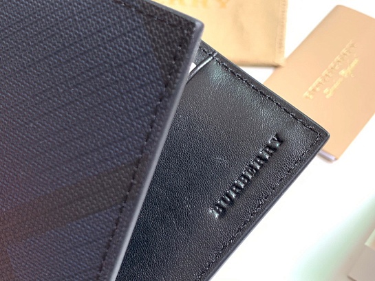 Кожаный кошелёк Burberry Premium 11x10 см