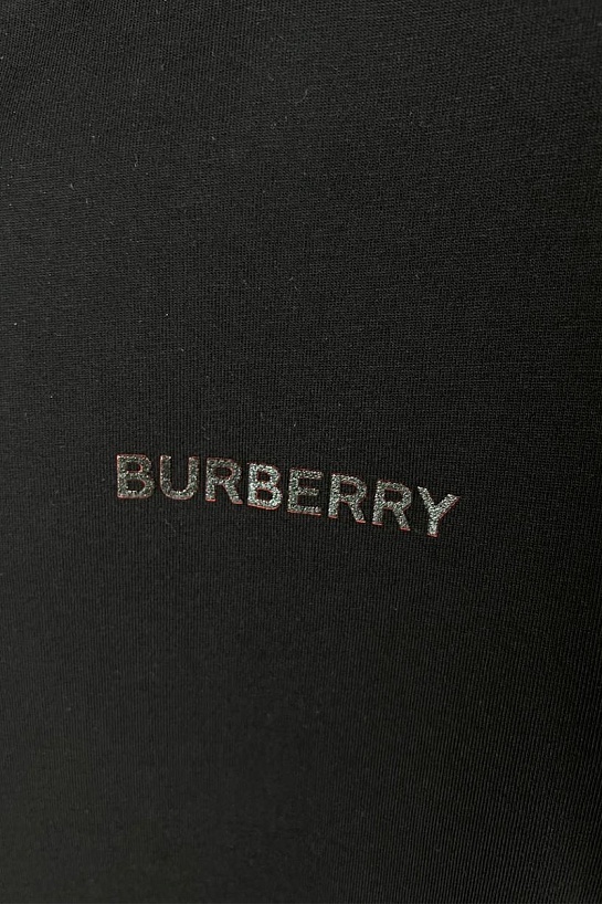 Мужская футболка Burberry чёрного цвета