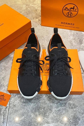Мужские кроссовки Hermes Depart - Black   