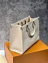 Женская кожаная сумка Louis Vuitton Onthego MM Premium 35x27x14 см