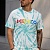 Мужская белая футболка Kenzo Logo Tie-Dye