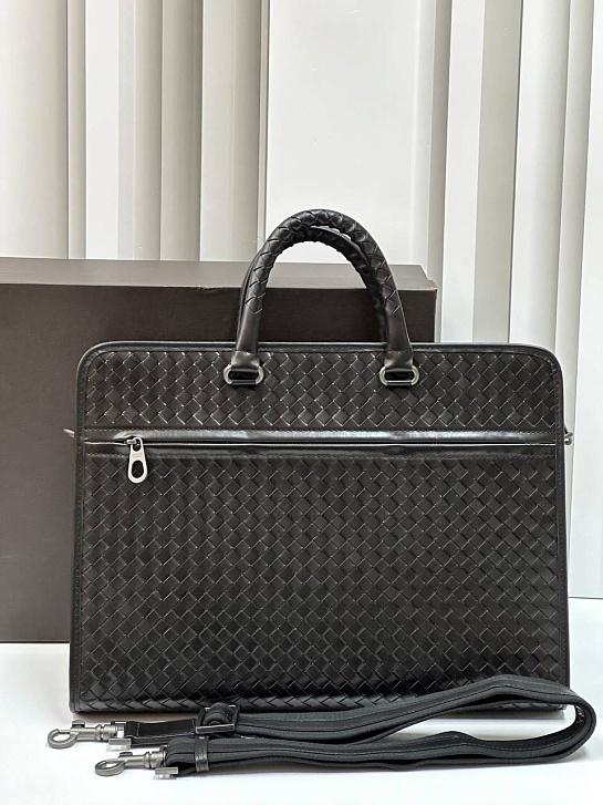 Кожаный портфель Bottega Veneta Premium 40x29x7 см