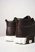 Кроссовки с мехом Hermes Bouncing high-top - Brown