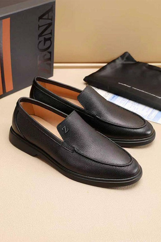 Мужские кожаные лоферы Ermenegildo Zegna