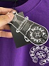 Фиолетовая оверсайз футболка Chrome Hearts Premium