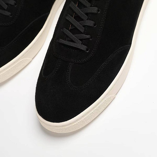 Замшевые кроссовки Brunello Cucinelli logo-print - Black   