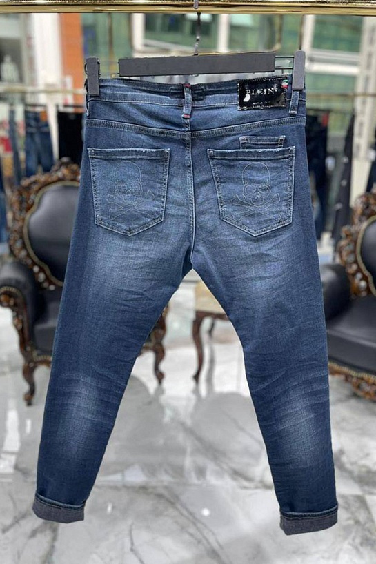 Мужские джинсы Philipp Plein Skull - Blue