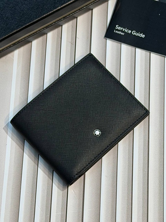 Кожаный кошелёк Montblanc Meistertuck Sartorial premium 11.5x9 см