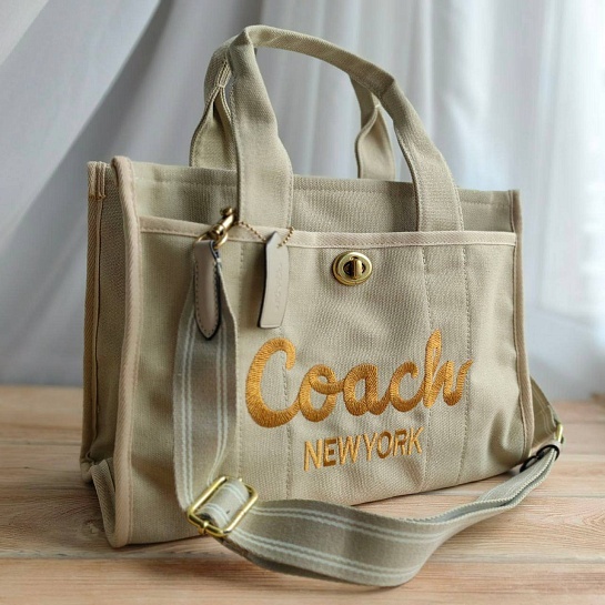 Женская сумка Coach tote 34x24 см (4 расцветки)