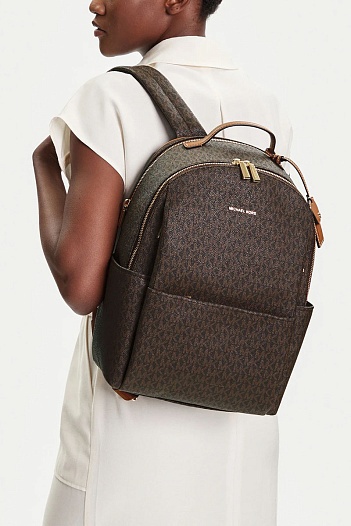 Кожаный рюкзак Michael Kors 40x28 см   