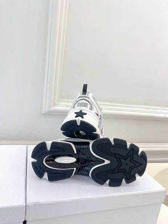 Женские кроссовки Dior Chrono Premium - White / Grey