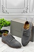 Мужские ботинки Brunello Cucinelli Suede Brogues - Grey