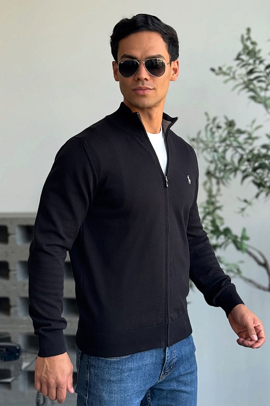Мужская кофта Polo Ralph Lauren pony-embroidered - Black