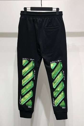 Мужские чёрные штаны Off-White Marker Arrow   