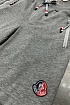 Мужские шорты Moncler серого цвета
