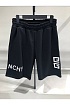 Мужские шорты Givenchy flocked logo - Black
