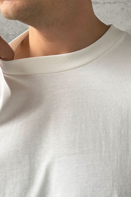 Белая оверсайз футболка Palm Angels