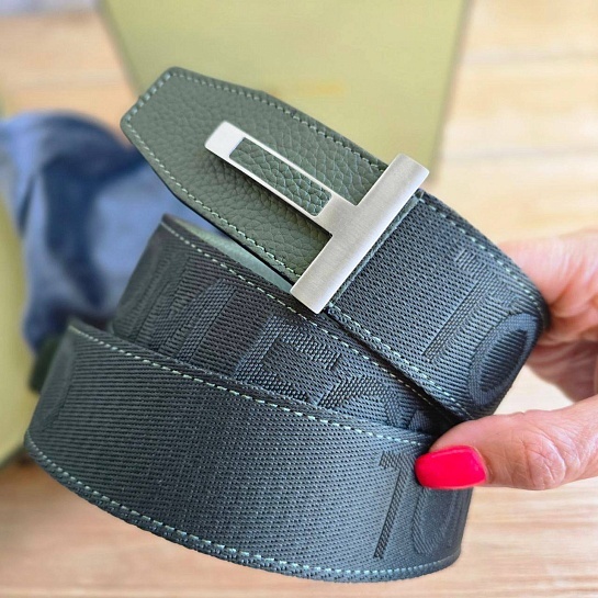 Двусторонний кожаный ремень Tom Ford (длина 105 см)