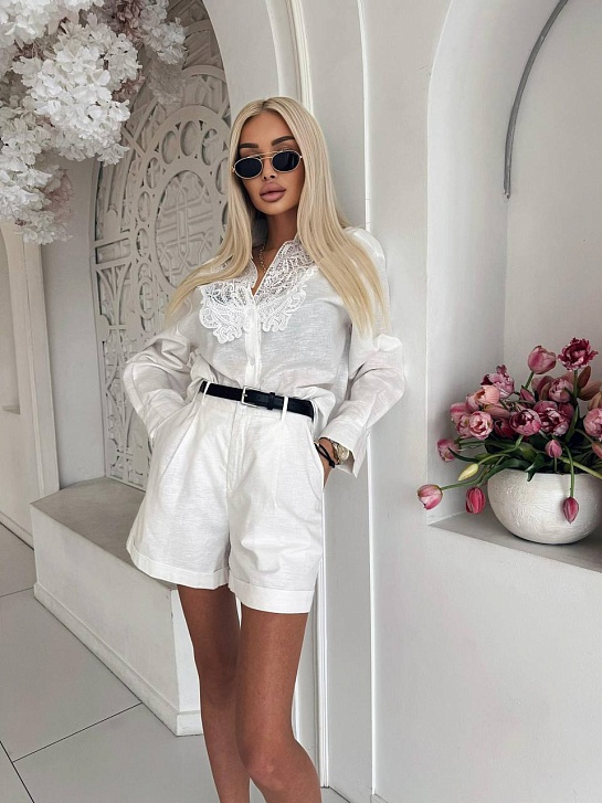 Женский костюм Zimmermann белого цвета