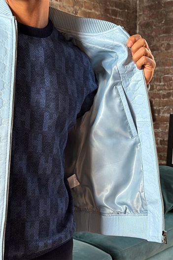 Кожаная куртка Gucci premium   