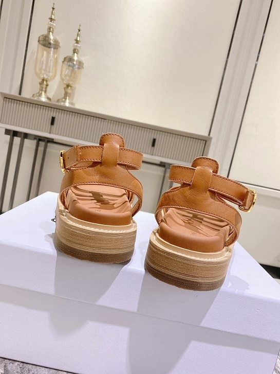 Женские сандалии Celine Premium - Brown