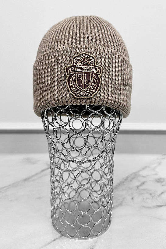 Шапка Billionaire logo-embroidered - Beige