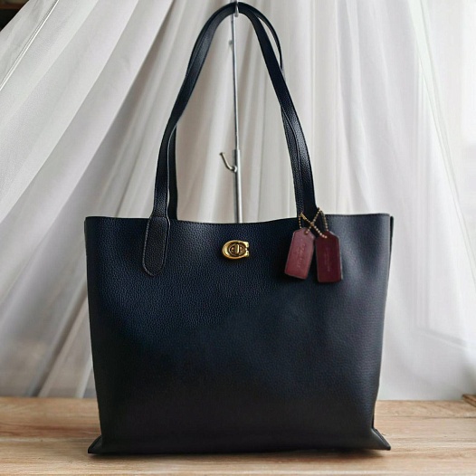 Кожаная сумка-тоут Coach 35x28 см (2 расцветки)   