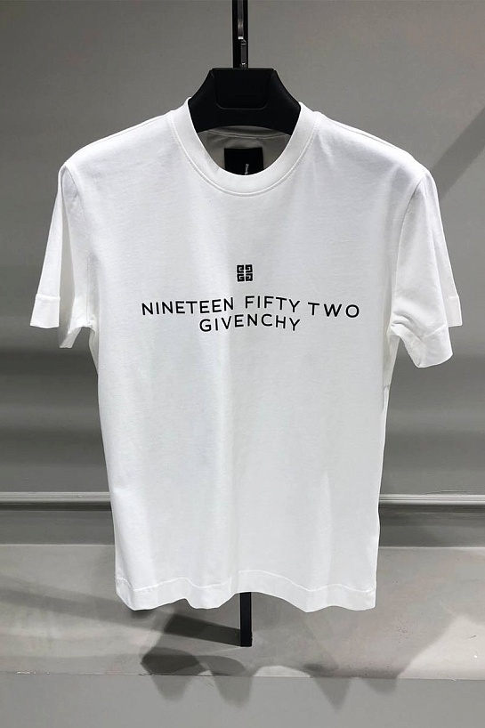 Белая футболка Givenchy Nineteen Fifty Two