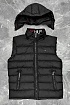 Чёрный жилет Tommy Hilfiger embroidered-logo
