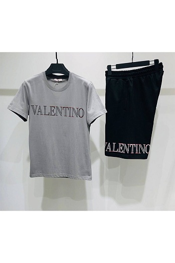 Мужская серая футболка Valentino   