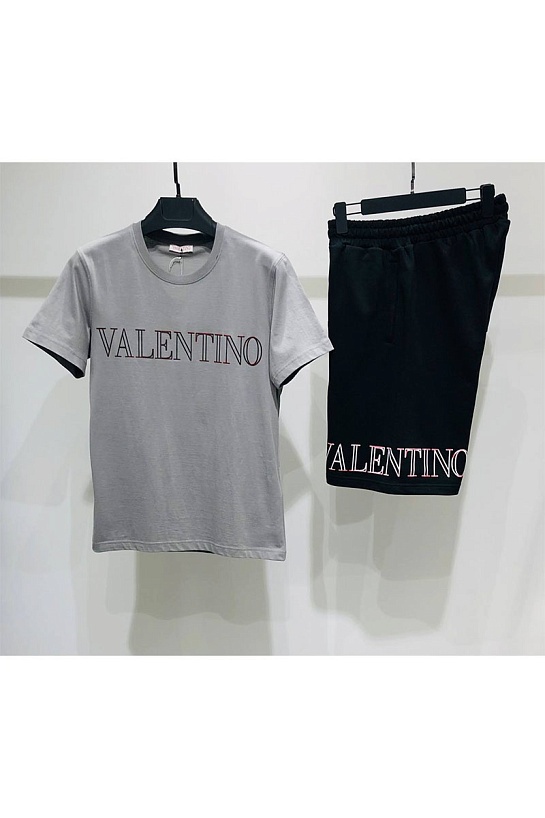 Мужская серая футболка Valentino