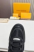 Кожаные кроссовки Louis Vuitton Skate Monogram Flower - Black