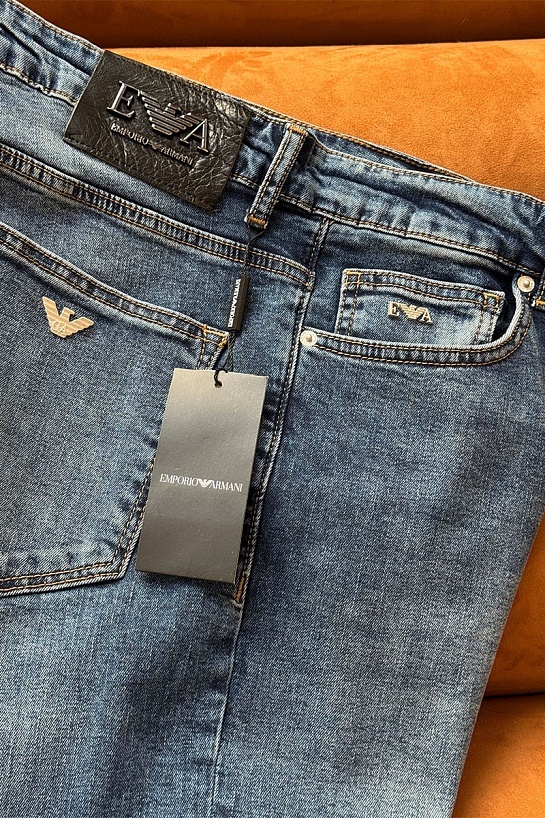 Мужские синие джинсы Emporio Armani
