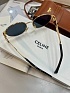 Солнцезащитные очки Celine Triomphe - Grey / Gold